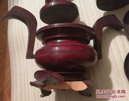 特價處理民俗民國祭祀木質供品佛教用品大全套香爐燭臺供盤酒杯香筒包老稀少